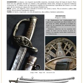 sable oficial de ingenieros modelo 1860 variante para subalternos jpg 1749164969 1749165309 275x275 - Sable Militaire 1860 : Design Unique et Prohibitions Époustouflantes