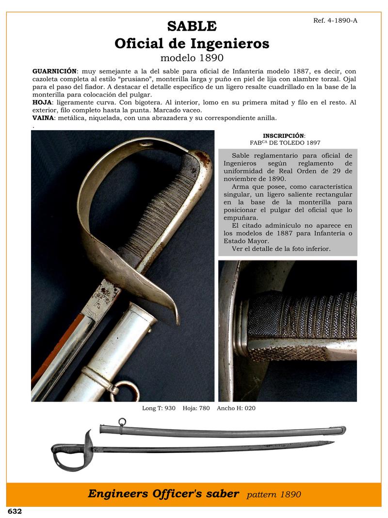 sable oficial de ingenieros modelo 1890 jpg 1750374563 1750374821 - Sabre pour officiers du génie : design unique 1890