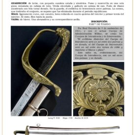 sable oficial del cuerpo de intendencia modelo 1911 jpg 1751303368 1751303624 275x275 - Sable Officiel Pharmacien : Histoire et Caractéristiques Uniques