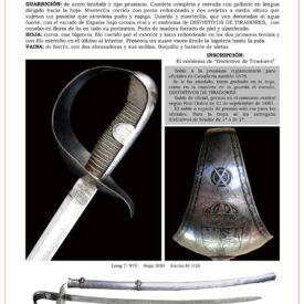 sable oficial premio de tiradores modelo 1880 jpg 1750028967 1750029214 275x275 - Sabre Officiel d'Infanterie : Design Exclusif de 1896