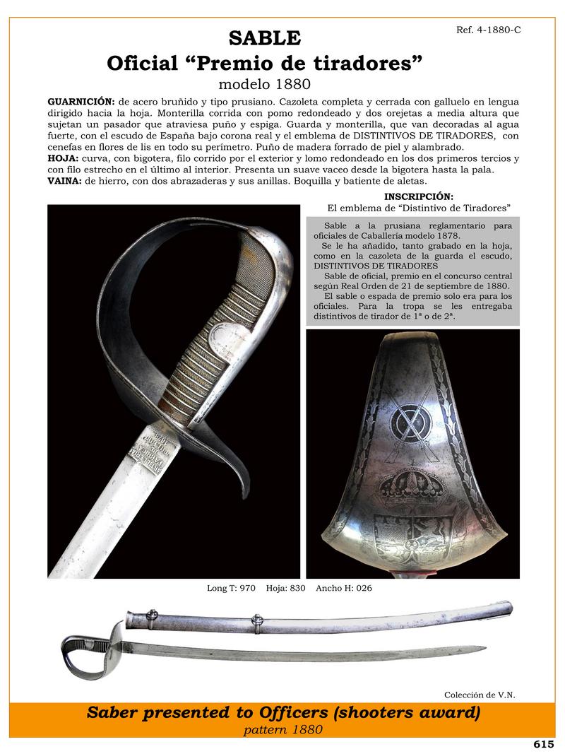 sable oficial premio de tiradores modelo 1880 jpg 1750028967 1750029214 - Sable d'officier 1880 : Insigne de tireurs premium