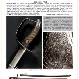 sable oficiales y alumnos jpg 1750806570 1750806817 275x275 - Sabre de l'Académie Générale Militaire : Design Historique Unique
