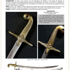 sable ref 4 1855 b oficial de la brigada de artillera a caballo modelo 1855 jpg 1748862571 1748862824 275x275 - Sable d'artillerie 1862 : histoire et détails fascinants