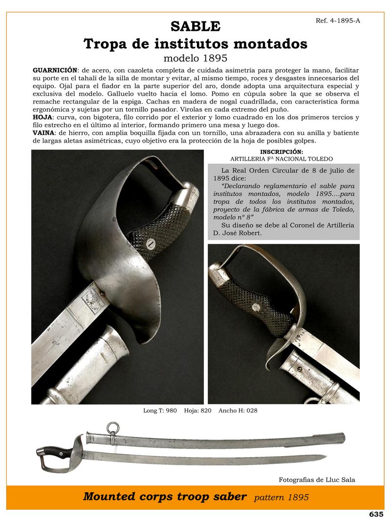 sable tropa de institutos montados modelo 1895 jpg 1750439363 1750439625 - Sabre Tropa Montés 1895 : Design Unique et Fonctionnalité