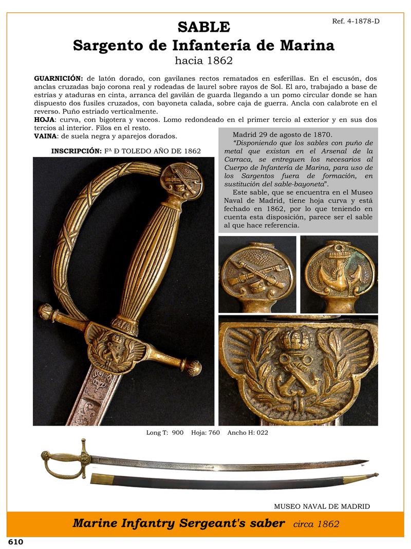 sargento de infantera de marina hacia 1862 jpg 1749920970 1749921212 - Sable de marine : courbes et détails uniques