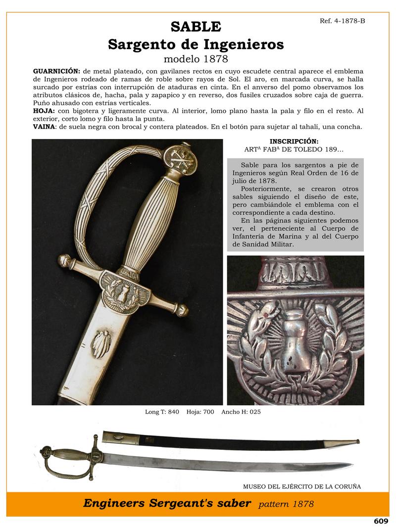 sargento de ingenieros modelo 1878 jpg 1749899367 1749899622 - Sable d'ingénieurs 1878 : Design impeccable et fonctionnalité