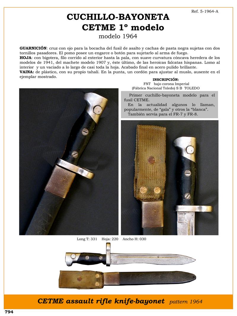 cuchillo bayoneta cetme 1 modelo modelo 1964 jpg 1753700968 1753701559 - Couteau-Baïonnette Cetme 1964 : Conception et Fonctionnalité Uniques