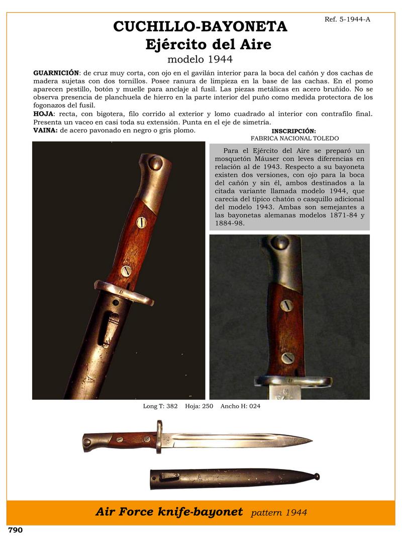 cuchillo bayoneta ejrcito del aire modelo 1944 jpg 1753636174 1753636738 - Couteau-Baïonnette Modèle 1944 : Conception et Caractéristiques Uniques
