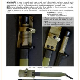 cuchillo bayoneta jpg 1753787364 1753787942 275x275 - Épée de Lazo Toledane du XVIe siècle : Un Bijou Artisanal