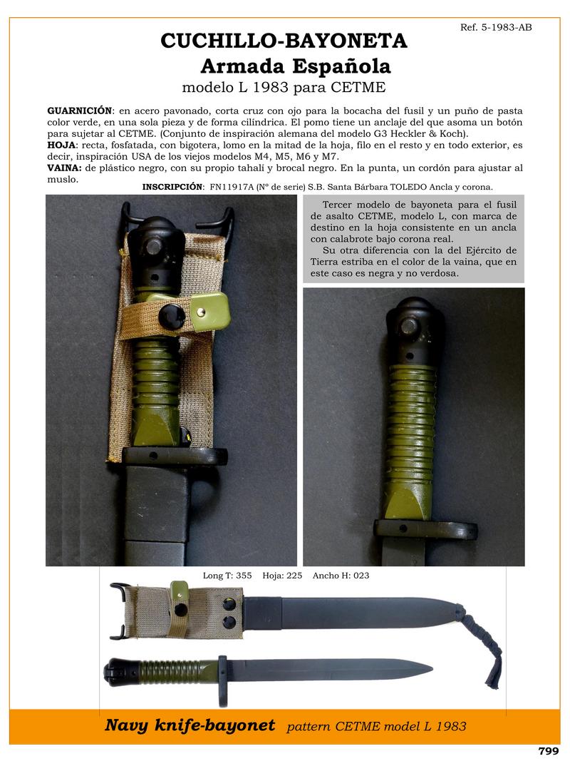 cuchillo bayoneta jpg 1753808971 1753809559 - Couteau-baïonnette CETME L 1983 : Innovation et style militaire