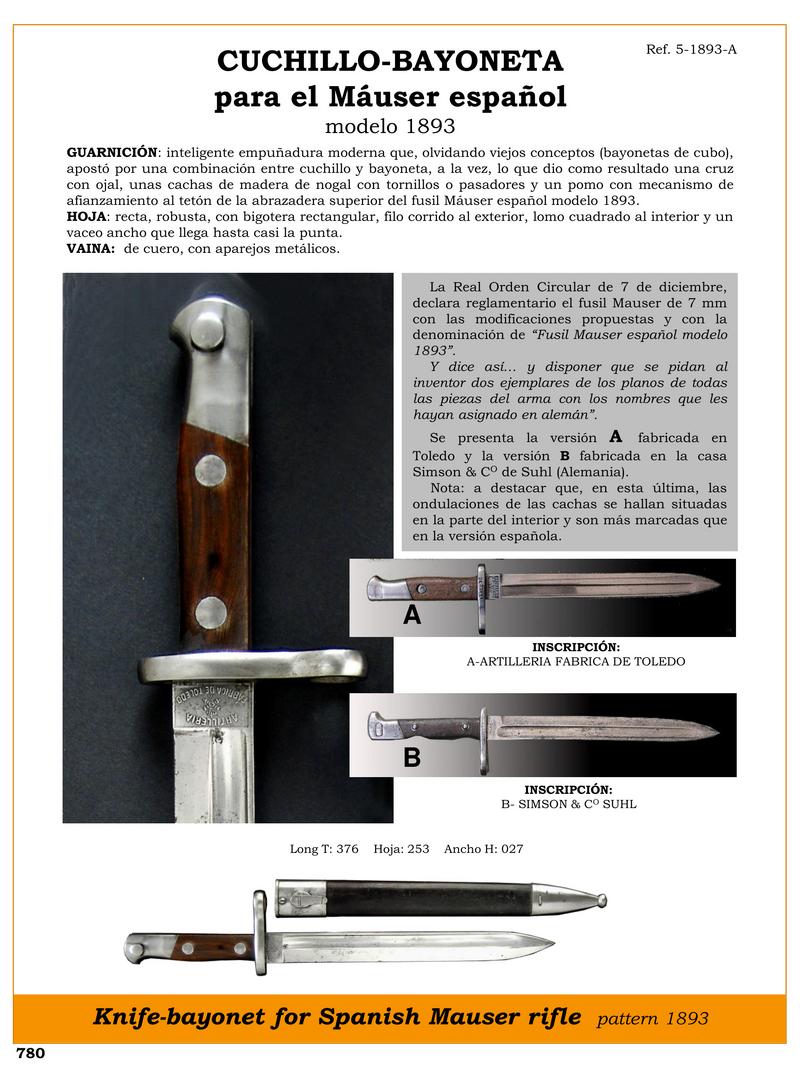 cuchillo bayoneta para el mauser espaol modelo 1893 jpg 1753441879 1753442337 - Couteau-baïonnette Mauser 1893 : Design innovant et fonctionnel