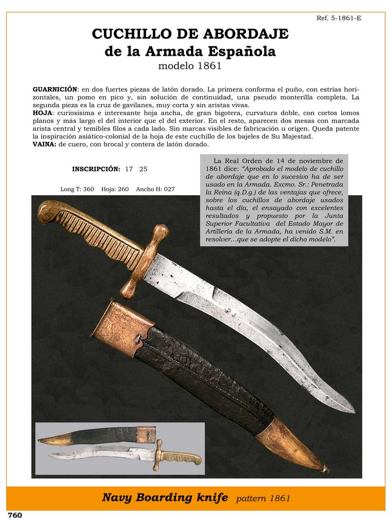 cuchillo de abordaje de la armada espaola modelo 1861 jpg 1753052971 1753053638 - Couteau d'abordage 1861 : design unique de la Marine espagnole