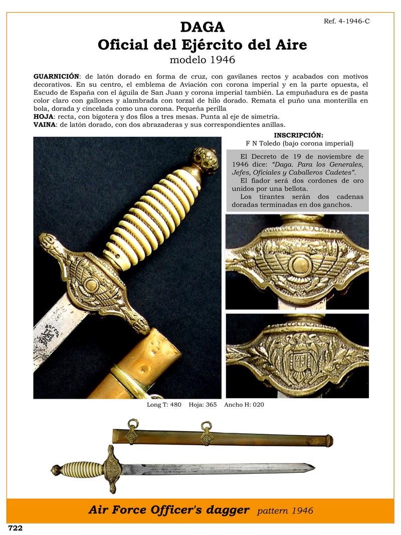 daga oficial del ejercito del aire modelo 1946 jpg 1752253770 1752254345 - Dague Officielle de l'Armée de l'Air : Élégance et Tradition