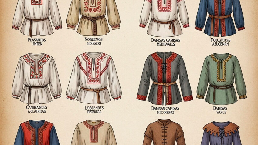 devoiler la chemise medievale un voyage a travers son histoire son style et sa signification - Dévoiler la Chemise Médiévale : Un Voyage à Travers son Histoire, son Style et sa Signification