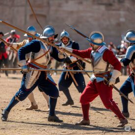 le morion au dela du casque iconique des tercios espagnols 275x275 - Épée de Lazo de Valence : Élégance et Tradition du XVIe siècle