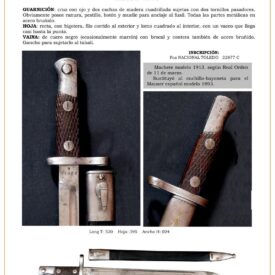 machete bayoneta para el mauser espaol modelo 1913 jpg 1753528172 1753528742 275x275 - Couteau-baïonnette 1941 : Design, Fonctionnalité et Qualité