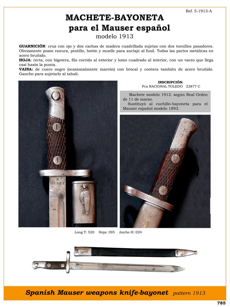 machete bayoneta para el mauser espaol modelo 1913 jpg 1753528172 1753528742 - Machette-Baïonnette 1913 : L'Outil Essentiel du Mauser