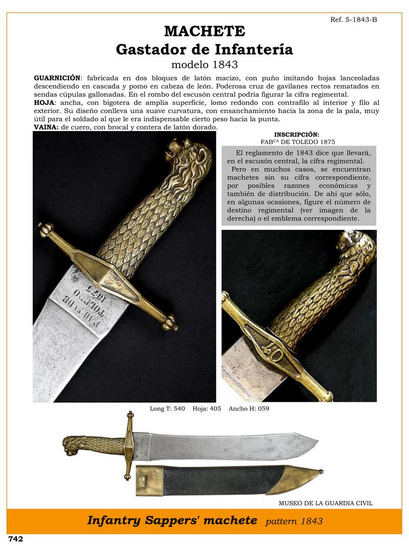 machete gastador de infantera modelo 1843 jpg 1752664163 1752664747 - Découvrez le fascinant machette d'infanterie modèle 1843