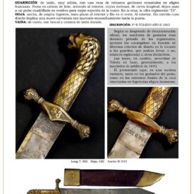 machete gastador de infantera modelo 1843 variante jpg 1752728971 1752729554 275x275 - Épée d'officier de cavalerie : élégance et histoire en 1843
