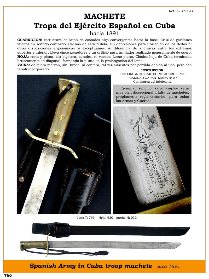 machete jpg 1753182566 1753183147 - Machette de l'Armée Espagnole à Cuba : Histoire et Détails Fascinants