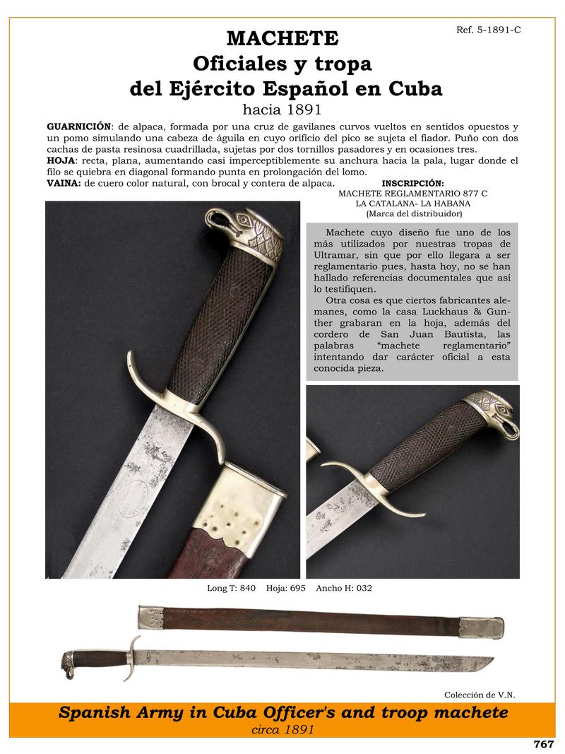 machete jpg 1753204167 1753204748 - Machette Historique de l'Armée Espagnole à Cuba : Design et Curiosités