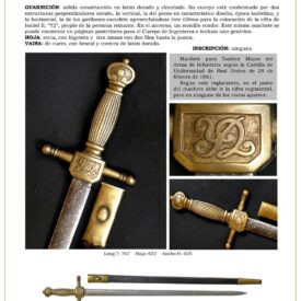 machete tambor mayor de infantera modelo 1861 jpg 1752988165 1752988744 275x275 - Sable Équestre du Saint-Sépulcre : Un Trésor Historique