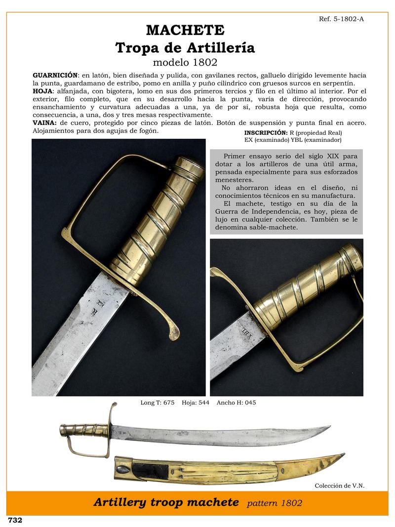 machete tropa de artillera modelo 1802 jpg 1752448167 1752470338 - Machete 1802 : Le Joyau de l'Artillerie Historique