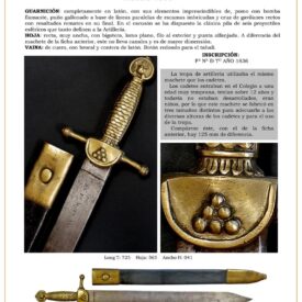 machete tropa de artillera modelo 1836 jpg 1752620967 1752621558 275x275 - Épée de Cavalerie Modèle 1728 : Élégance et Tradition