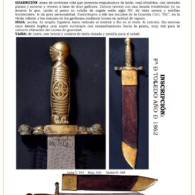 machete tropa de la guardia civil modelo 1859 jpg 1752901766 1752902344 275x275 - Épée de Ceinture : Brevet et Histoire de la Guardia Civil