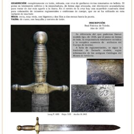 machete tropa de zapadores modelo 1826 jpg 1752556165 1752556747 275x275 - Machette d'artillerie modèle 1836 : histoire et caractéristiques