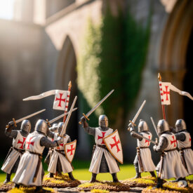 miniatures de chevaliers templiers un voyage historique en detail 275x275 - Épée de pitons Mateo : Le bijou du XVIe siècle