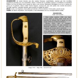 sable jpg 1751756965 1751757227 275x275 - Sabre Militaire Espagnol 1908 : Design Exclusif et Détails Uniques