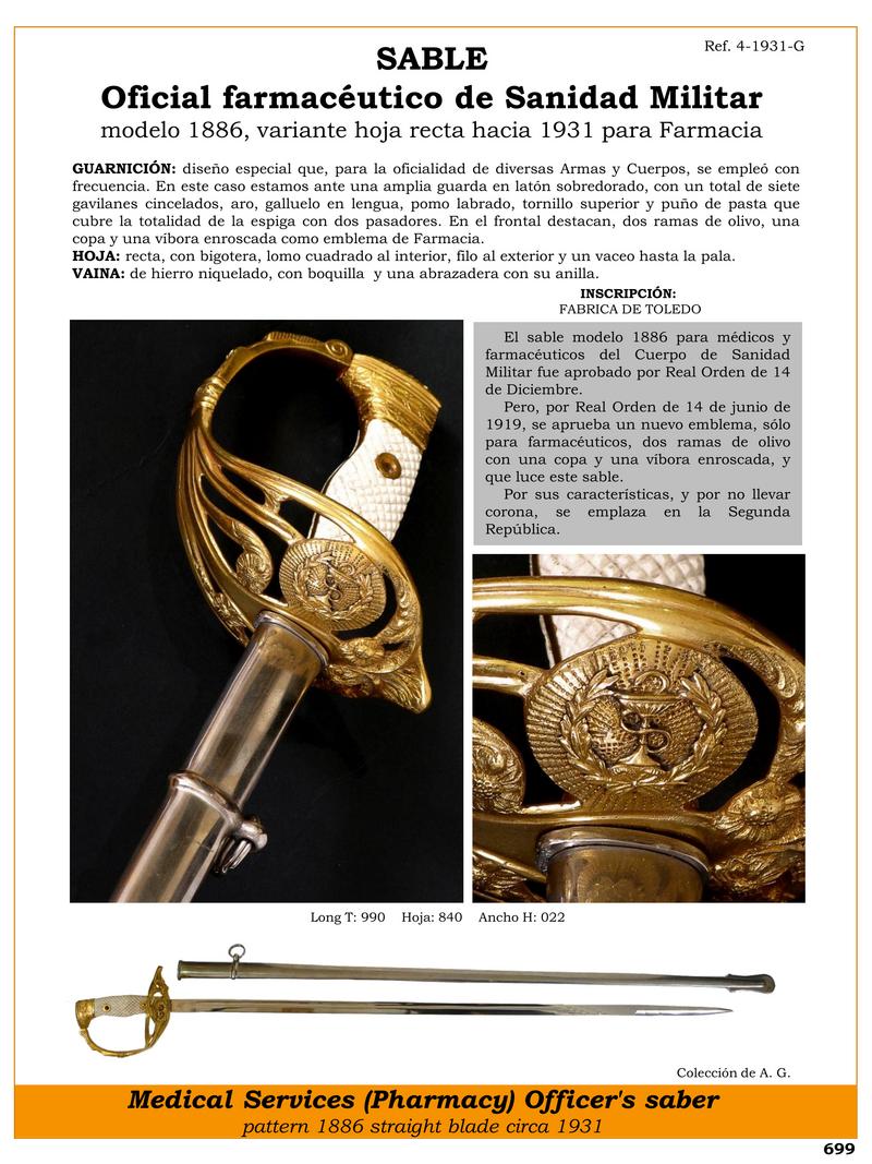 sable jpg 1751778565 1751778823 - Sabre Officier Pharmacien : Design Unique de 1886