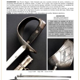 sable jpg 1752188965 1752189540 275x275 - Machette de la Garde Civile Modèle 1859 : Un Trésor Historique