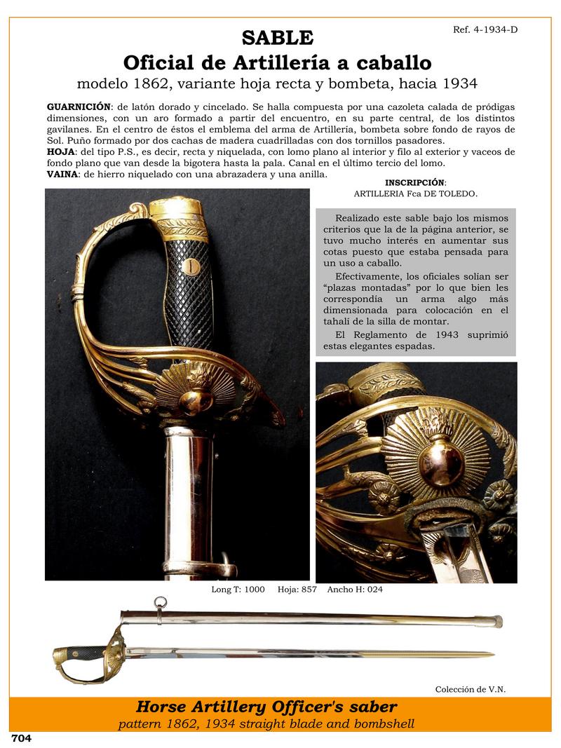 sable oficial de artillera a caballo jpg 1751886565 1751886824 - Sangle d'artillerie montée : élégance et fonctionnalité