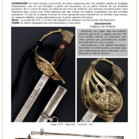 sable oficial de artillera a caballo modelo 1862 variante 1926 con hoja recta jpg 1751476170 1751476421 275x275 - Sable Officiel d'Intendance : Tradition et Design Exclusif