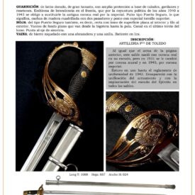 sable oficial de intendencia a caballo modelo 1911 variante 1940 con hoja recta jpg 1751951369 1751951630 275x275 - Sabre général de l'armée 1943 : design exquis et unique