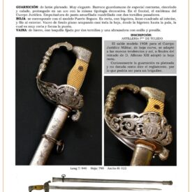 sable oficial del cuerpo jurdico modelo 1908 variante 1926 plateada y hoja recta jpg 1751584167 1751584422 275x275 - Sabre d'officier d'état-major : design classique 1931
