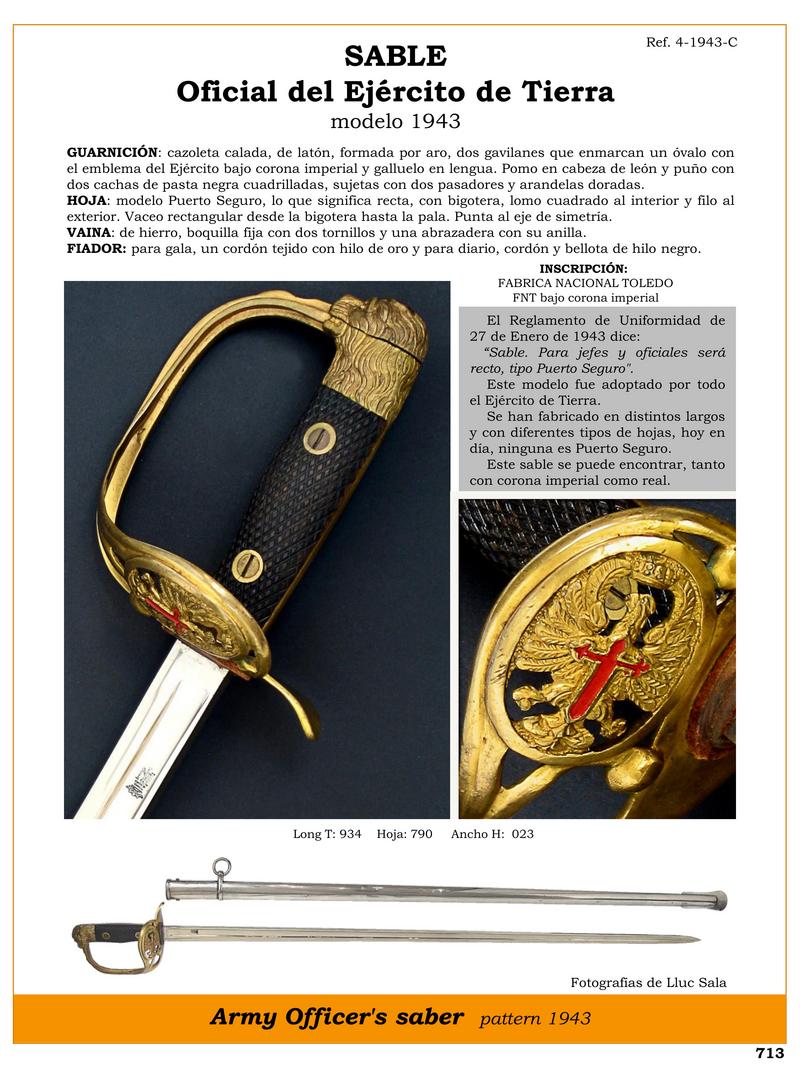 sable oficial del ejrcito de tierra modelo 1943 jpg 1752059369 1752059640 - Sabre Officiel de l'Armée de Terre Modèle 1943 : Histoire et Détails