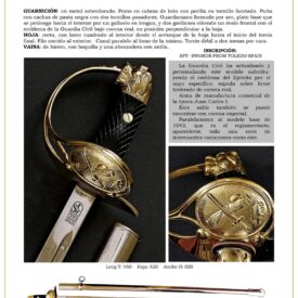 sable ref 4 1943 d oficial del cuerpo de la guardia civil modelo 1943 jpg 1752080970 1752081228 275x275 - Sabre de la Guardia Civil 1943 : Style Porto Seguro Parfait