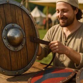 boucliers medievaux fonctionnels histoire design et guide pratique pour la reconstitution 275x275 - Plastrons et cuirasses : l'évolution, les types et l'art de protéger le torse dans les armures