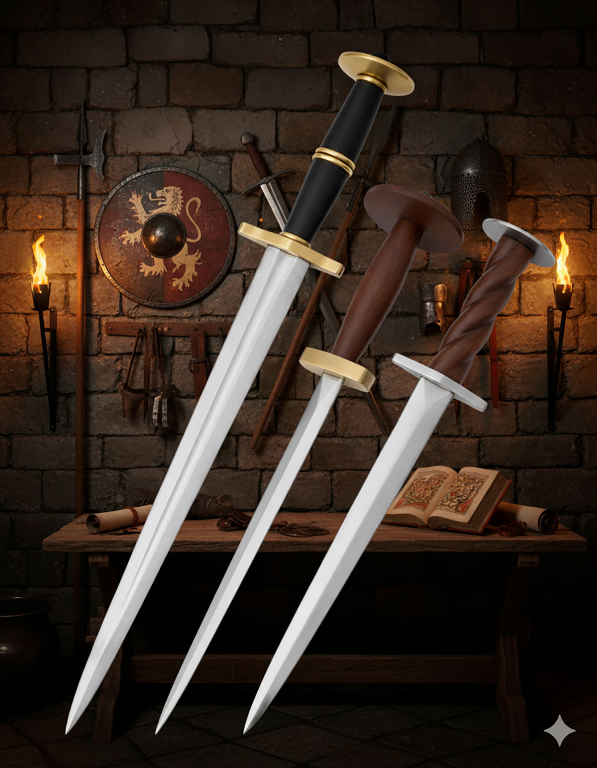 daga rondel historia diseno y uso de la pequena arma que vencio armaduras - Dague Rondel : Histoire, conception et utilisation de la petite arme qui a vaincu l'armure