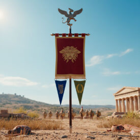 etendards grecs symboles histoire et heritage qui ont forge lidentite des polis 275x275 - Casques de guerriers : histoire, types et répliques qui honorent les combattants