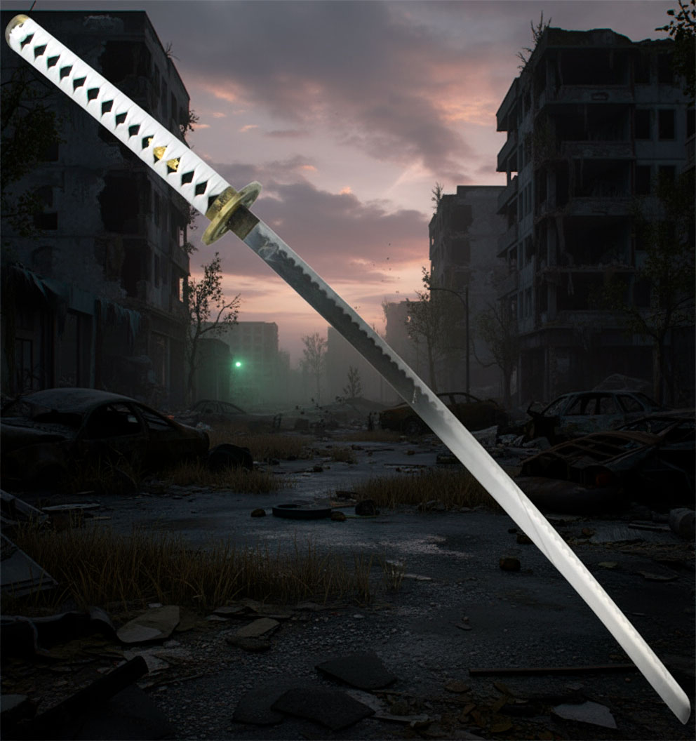 le katana de michonne histoire symbolisme et la replique qui perdure dans lapocalypse - Le katana de Michonne : histoire, symbolisme et la réplique qui perdure dans l'apocalypse