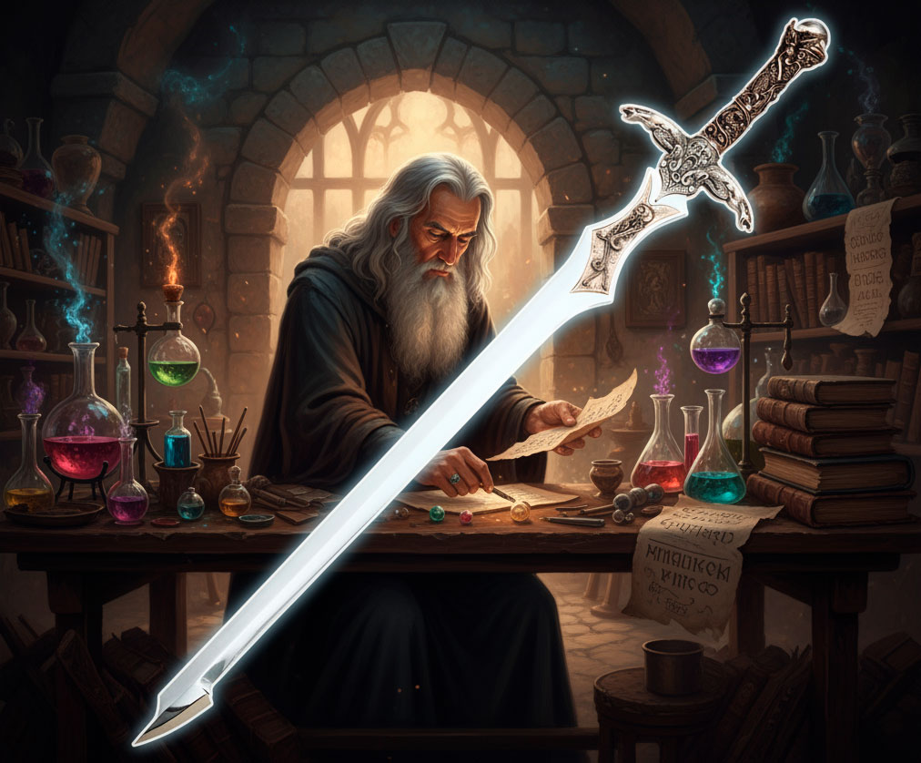 lepee de merlin excalibur sa forge mythique et lheritage du magicien - L'épée de Merlin : Excalibur, sa forge mythique et l'héritage du magicien