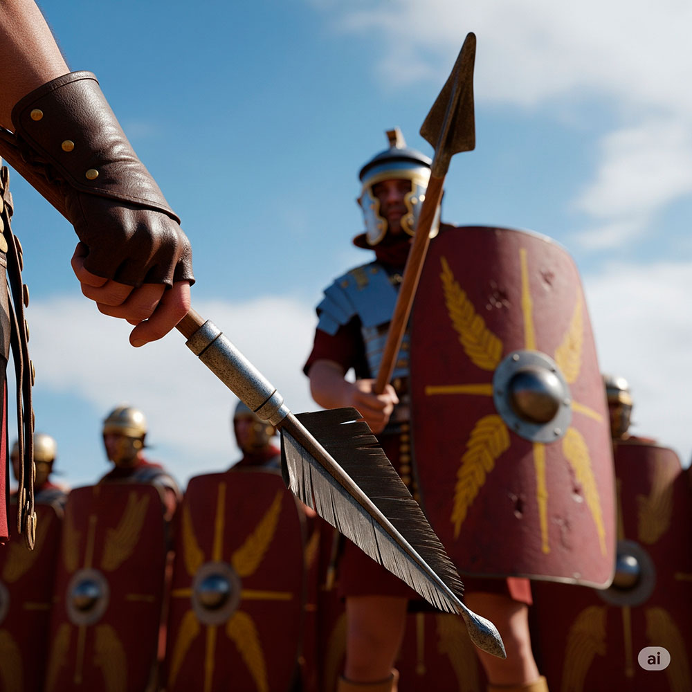 plumbata vs pilum levolution de larmement de jet dans les legions romaines - Plumbata vs. Pilum : L'Évolution de l'Armement de Jet dans les Légions Romaines