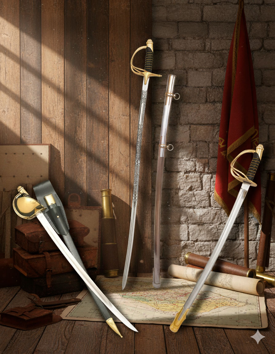 sabres celebres guide epique de modeles historiques legendes et repliques - Sabres célèbres : guide épique de modèles historiques, légendes et répliques