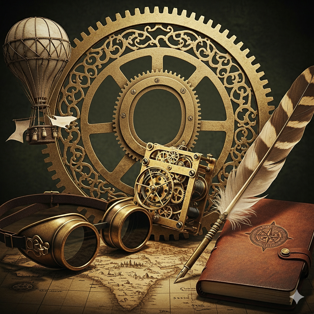 steampunk guide epique et pratique sur lhistoire lesthetique la mode et la creation diy - Steampunk : Guide épique et pratique sur l'histoire, l'esthétique, la mode et la création DIY