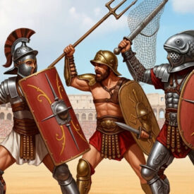 types de gladiateurs romains armes tactiques et lhistoire derriere larene 275x275 - Différences entre une armure fonctionnelle et une armure décorative