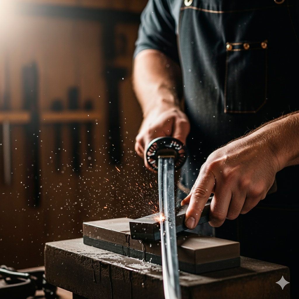 affuter les epees guide technique et epique pour obtenir un tranchant parfait - Affûter les épées : guide technique et épique pour obtenir un tranchant parfait